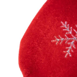 Northlight 20" Red Velveteen Sequined Christmas Tree Stocking With Green Cuff -Christmas Decor Sale northlight l35443 4 74161.1678185728