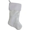 Northlight 20.5-Inch White Glitter Sheer Organza With A Faux Fur Cuff Christmas Stocking 2 Northlight 20.5-Inch White Glitter Sheer Organza With A Faux Fur Cuff Christmas Stocking -Christmas Decor Sale northlight l87968 1 sample 27555.1604110077