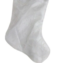 Northlight 20.5-Inch White Glitter Sheer Organza With A Faux Fur Cuff Christmas Stocking -Christmas Decor Sale northlight l87968 3 sample 31264.1604110077