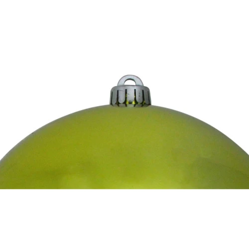 Shiny Shatterproof Commercial Christmas Ball Ornament - 8" (200mm) - Kiwi Green 4 Shiny Shatterproof Commercial Christmas Ball Ornament - 8" (200mm) - Kiwi Green - Image 2