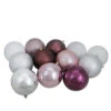Northlight 32ct Pink And Silver Shatterproof 3-Finish Christmas Ball Ornaments 3.25" (80mm) 1 Northlight 32ct Pink And Silver Shatterproof 3-Finish Christmas Ball Ornaments 3.25" (80mm) -Christmas Decor Sale northlight lj15393 1 25499.1665610742
