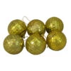 6ct Gold Mirrored Disco Ball Christmas Ornaments 2.75" (70mm) -Christmas Decor Sale northlight lj34034 96228.1614802917.386.513
