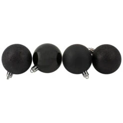 Northlight 24ct Jet Black Shatterproof 4-Finish Christmas Ball Ornaments 2.5" (60mm) 7 Northlight 24ct Jet Black Shatterproof 4-Finish Christmas Ball Ornaments 2.5" (60mm) -Christmas Decor Sale northlight lj34930 2 91850.1664724868