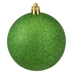 Northlight 32ct Christmas Green Shatterproof 4-Finish Christmas Ball Ornaments 3.25" (80mm) -Christmas Decor Sale northlight lj35273 2updated 29618.1664990621