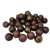 Northlight 32ct Brown Shatterproof 4-Finish Christmas Ball Ornaments 3.25" (80mm) -Christmas Decor Sale northlight lj35307 88108.1588405887
