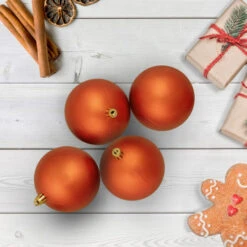 Northlight 32ct Orange Shatterproof Matte Christmas Ball Ornaments 3.25" (80mm) 6 Northlight 32ct Orange Shatterproof Matte Christmas Ball Ornaments 3.25" (80mm) -Christmas Decor Sale northlight lj35314 5 79320.1665869786