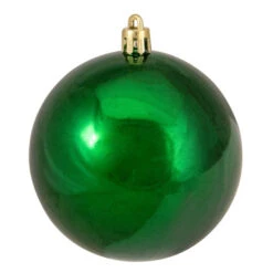 60ct Christmas Green Shatterproof Shiny Christmas Ball Ornaments 2.5" (60mm) -Christmas Decor Sale northlight lj35415 4updated 99291.1664639669