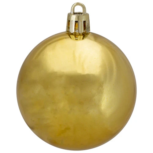 60ct Vegas Gold Shatterproof Shiny Christmas Ball Ornaments 2.5" (60mm) 5 60ct Vegas Gold Shatterproof Shiny Christmas Ball Ornaments 2.5" (60mm) - Image 3