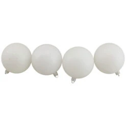 Northlight 32ct Winter White 4-Finish Shatterproof Christmas Ball Ornaments 3.25" (80mm) -Christmas Decor Sale northlight lj35486 2 58116.1633692964