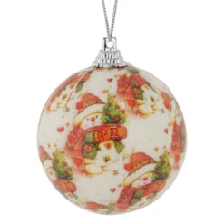 Northlight 14-Piece Snowman Decoupage Christmas Ball Ornament Set, 2.25" (60mm) -Christmas Decor Sale northlight lj92504 2 52195.1718141011