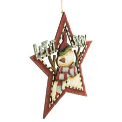 Northlight 13.25" "Let It Snow" Snowman Star Hanging Christmas Sign 10 Northlight 13.25" "Let It Snow" Snowman Star Hanging Christmas Sign -Christmas Decor Sale northlight lk94199 2 47476.1691160924