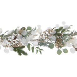 Northlight Mixed Winter Foliage Artificial Christmas Garland- 6' X 8" - Unlit -Christmas Decor Sale northlight ll94325 02 70441.1726019804