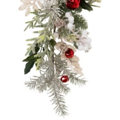 Frosted Pinecones And Berries Artificial Christmas Garland - 6' X 8" - Unlit 17 Frosted Pinecones And Berries Artificial Christmas Garland - 6' X 8" - Unlit -Christmas Decor Sale northlight ll94338 06 66590.1726019803