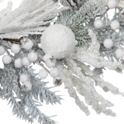 Northlight Flocked Berries And Pinecones Artificial Pine Christmas Wreath - 26" - Unlit -Christmas Decor Sale northlight ll94341 03 13253.1726019804