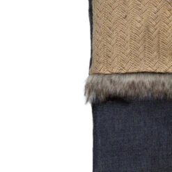 Burlap And Chambray Christmas Stocking - 20" -Christmas Decor Sale northlight lt90729 2 sample 16006.1604023638