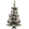 Northlight 2' Pre-Lit Medium Flocked Bristol Pine Artificial Christmas Tree - Warm Clear LED Lights 2 Northlight 2' Pre-Lit Medium Flocked Bristol Pine Artificial Christmas Tree - Warm Clear LED Lights -Christmas Decor Sale northlight m84220 updated 52915.1658863597