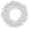 Northlight Pre-Lit Pine Artificial Christmas Wreath - 24" - White - Clear Lights 2 Northlight Pre-Lit Pine Artificial Christmas Wreath - 24" - White - Clear Lights -Christmas Decor Sale northlight m88639 1 77177.1658863595
