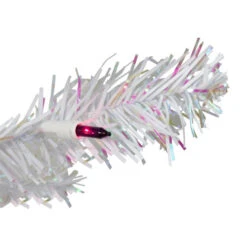 Northlight 3' Pre-Lit White Medium Iridescent Pine Artificial Christmas Tree - Purple Lights -Christmas Decor Sale northlight m88688 3 92449.1588368974