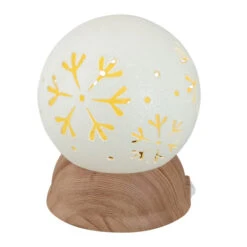 Northlight 6.5" Lighted White And Brown Globe With Snowflakes 9 Northlight 6.5" Lighted White And Brown Globe With Snowflakes -Christmas Decor Sale northlight mw20x1217 2 45241.1603850966