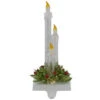9" Battery Operated LED Lighted Candle Christmas Stocking Holder -Christmas Decor Sale northlight mw20x1227 08036.1665611628