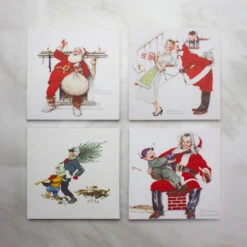 Northlight Set Of 4 8" X 8" Classic Norman Rockwell Christmas Scene Canvas Prints 8 Northlight Set Of 4 8" X 8" Classic Norman Rockwell Christmas Scene Canvas Prints -Christmas Decor Sale northlight nj93402 3 26024.1645750079