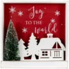 Northlight 11.75" Lighted Joy To The World Wooden Christmas Wall Decoration -Christmas Decor Sale northlight nj95142 01 90702.1694187837