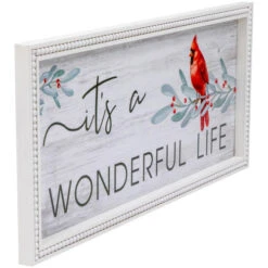 Northlight 23.5" Framed It's A Wonderful Life Christmas Wall Sign 10 Northlight 23.5" Framed It's A Wonderful Life Christmas Wall Sign -Christmas Decor Sale northlight nj95144 02 09947.1694620062