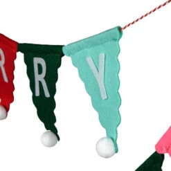 45" Multi "Merry Christmas" Triangles Banner Garland - Unlit 13 45" Multi "Merry Christmas" Triangles Banner Garland - Unlit -Christmas Decor Sale northlight nj95159 04 21281.1694620033