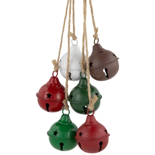 Northlight Cascading Christmas Jingle Bell Ornaments - 13.5" - Set Of 2 5 Northlight Cascading Christmas Jingle Bell Ornaments - 13.5" - Set Of 2 - Image 3
