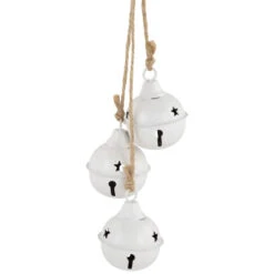 Northlight Cascading Christmas Jingle Bell Ornaments - 13.5" - White - Set Of 2 9 Northlight Cascading Christmas Jingle Bell Ornaments - 13.5" - White - Set Of 2 -Christmas Decor Sale northlight nj96011 02 12163.1723165684