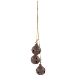 Northlight Cascading Christmas Jingle Bell Ornaments - 13.5" - Brown - Set Of 2 -Christmas Decor Sale northlight nj96012 01 81878.1723165687