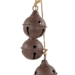 Northlight Cascading Christmas Jingle Bell Ornaments - 13.5" - Brown - Set Of 2 -Christmas Decor Sale northlight nj96012 04 63009.1723165686