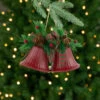 Northlight Bells With Pine Sprigs And Bow Christmas Ornaments- 7" - Red - Set Of 2 2 Northlight Bells With Pine Sprigs And Bow Christmas Ornaments- 7" - Red - Set Of 2 -Christmas Decor Sale northlight nj96015 styled 59413.1721868330