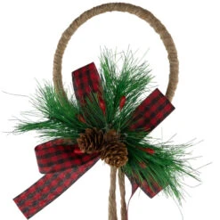 Northlight Jingle Bells With Plaid Bow Hanging Christmas Decoration - 20" - Gold 10 Northlight Jingle Bells With Plaid Bow Hanging Christmas Decoration - 20" - Gold -Christmas Decor Sale northlight nj96017 05 73863.1723857303