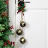 Northlight Jingle Bells With Plaid Bow Hanging Christmas Decoration - 20" - Gold -Christmas Decor Sale northlight nj96017 styled 01 04735.1723857303