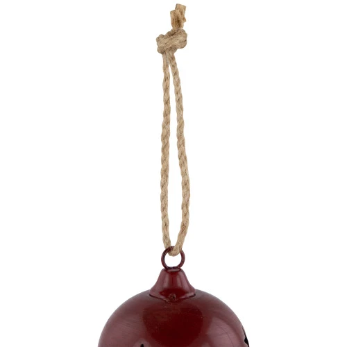 Northlight Antiqued Jingle Bell Christmas Ornaments - 3" - Burgundy - Set Of 2 8 Northlight Antiqued Jingle Bell Christmas Ornaments - 3" - Burgundy - Set Of 2 - Image 6
