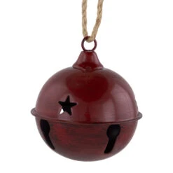 Northlight Antiqued Jingle Bell Christmas Ornaments - 3" - Burgundy - Set Of 2 12 Northlight Antiqued Jingle Bell Christmas Ornaments - 3" - Burgundy - Set Of 2 -Christmas Decor Sale northlight nj96028 07 40450.1722387413