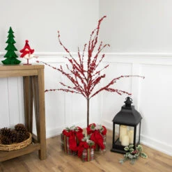 Northlight 50" Artificial Red Berry Christmas Twig Tree With Square Stand, Unlit 10 Northlight 50" Artificial Red Berry Christmas Twig Tree With Square Stand, Unlit -Christmas Decor Sale northlight nl00343 styled 28804.1686144238