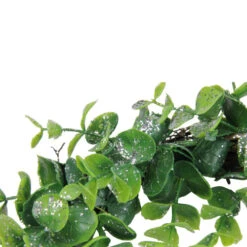 Sparkling Silver And Green Grass Decorative Artificial Christmas Wreath - 8.75-Inch, Unlit -Christmas Decor Sale northlight nl00970 3 76576.1599873097