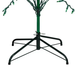Northlight Pre-Lit Green Cascade Twig Tree Outdoor Christmas Decoration - 6' - Green Lights -Christmas Decor Sale northlight nl01039 5 68594.1665174040