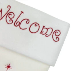 Northlight 17" White And Red "Welcome" Snowman Embroidered Christmas Stocking 10 Northlight 17" White And Red "Welcome" Snowman Embroidered Christmas Stocking -Christmas Decor Sale northlight nl01830 02 01852.1687010358