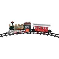 Northlight 8-Piece Battery Operated Red And Green Animated Classic Train Set With Sound -Christmas Decor Sale northlight nm1239 1 42938.1588870379