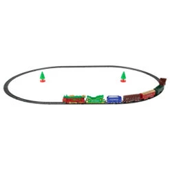 Northlight 23 Pc Battery Operated Lighted And Animated Classic Christmas Train Set With Oval Track