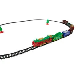 Northlight 23 Pc Battery Operated Lighted And Animated Classic Christmas Train Set With Oval Track -Christmas Decor Sale northlight nm94461 4 49755.1662575936
