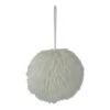 Northlight 4-Inch White Faux Fur Hanging Christmas Ball Ornament 1 Northlight 4-Inch White Faux Fur Hanging Christmas Ball Ornament -Christmas Decor Sale northlight ns88310 1 sample 04435.1600996802