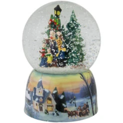 Northlight Christmas Carolers Winter Scene Musical Snow Globe - 6" -Christmas Decor Sale northlight pm02746 02 80353.1684933382