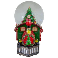 Northlight Christmas Train With Tree Musical Snow Globe Decoration - 8" -Christmas Decor Sale northlight pm27042 3 88959.1665610429