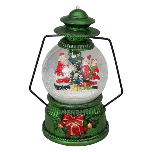 Northlight 8" Santa Claus And Kids By Christmas Tree Lantern Snow Globe 3 Northlight 8" Santa Claus And Kids By Christmas Tree Lantern Snow Globe