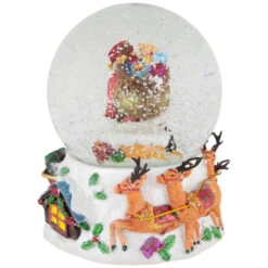 Northlight 6.5" Santa Delivering Gifts Musical Christmas Snow Globe -Christmas Decor Sale northlight pm94069 4 08910.1673557301