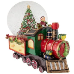 Northlight Elf Train Musical Christmas Snow Globe - 8" 9 Northlight Elf Train Musical Christmas Snow Globe - 8" -Christmas Decor Sale northlight pm94072 3 08859.1673557301
